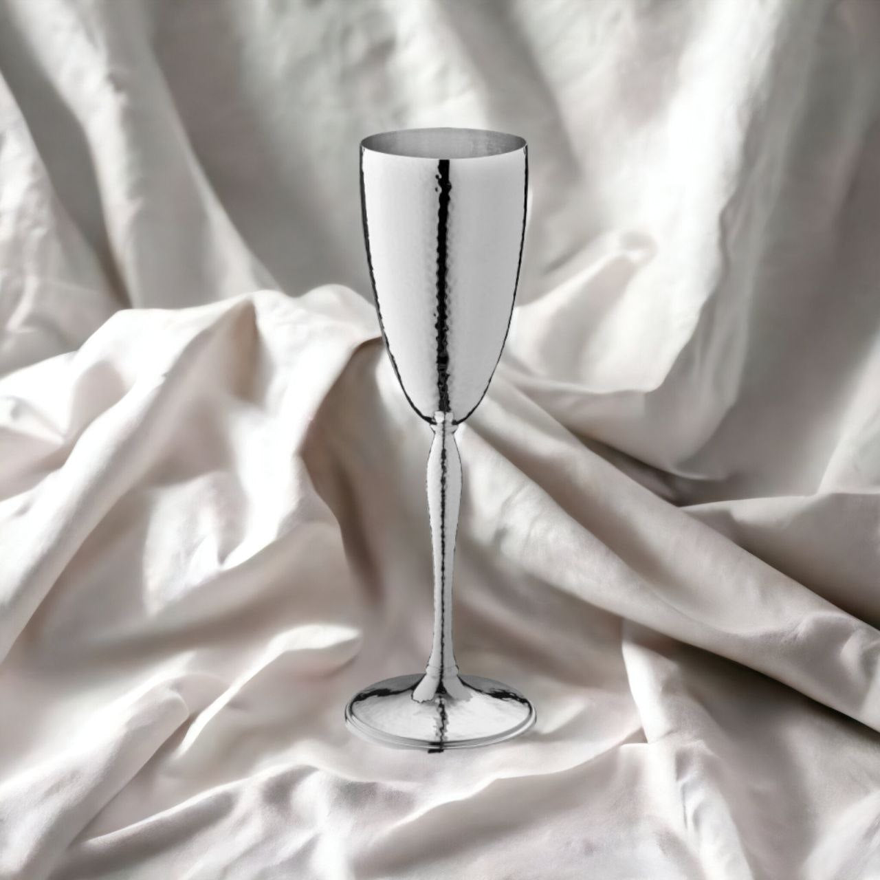 Silver Plated Champagne Glass Roma