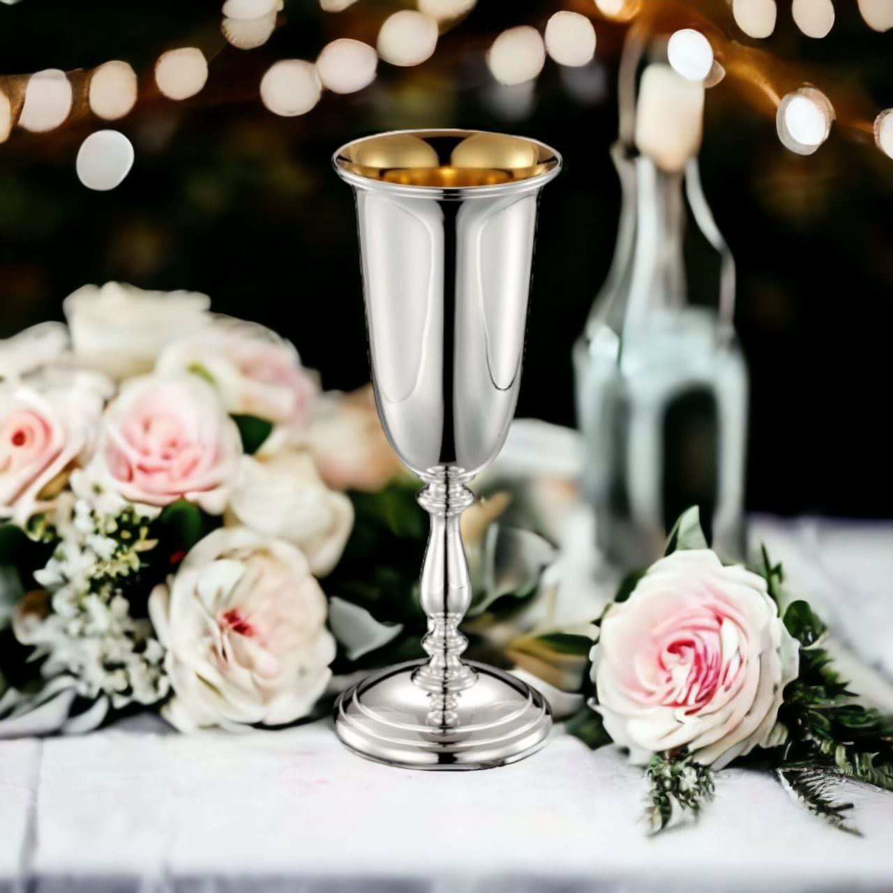 Sterling Silver 925 Champagne Glass Bergamo