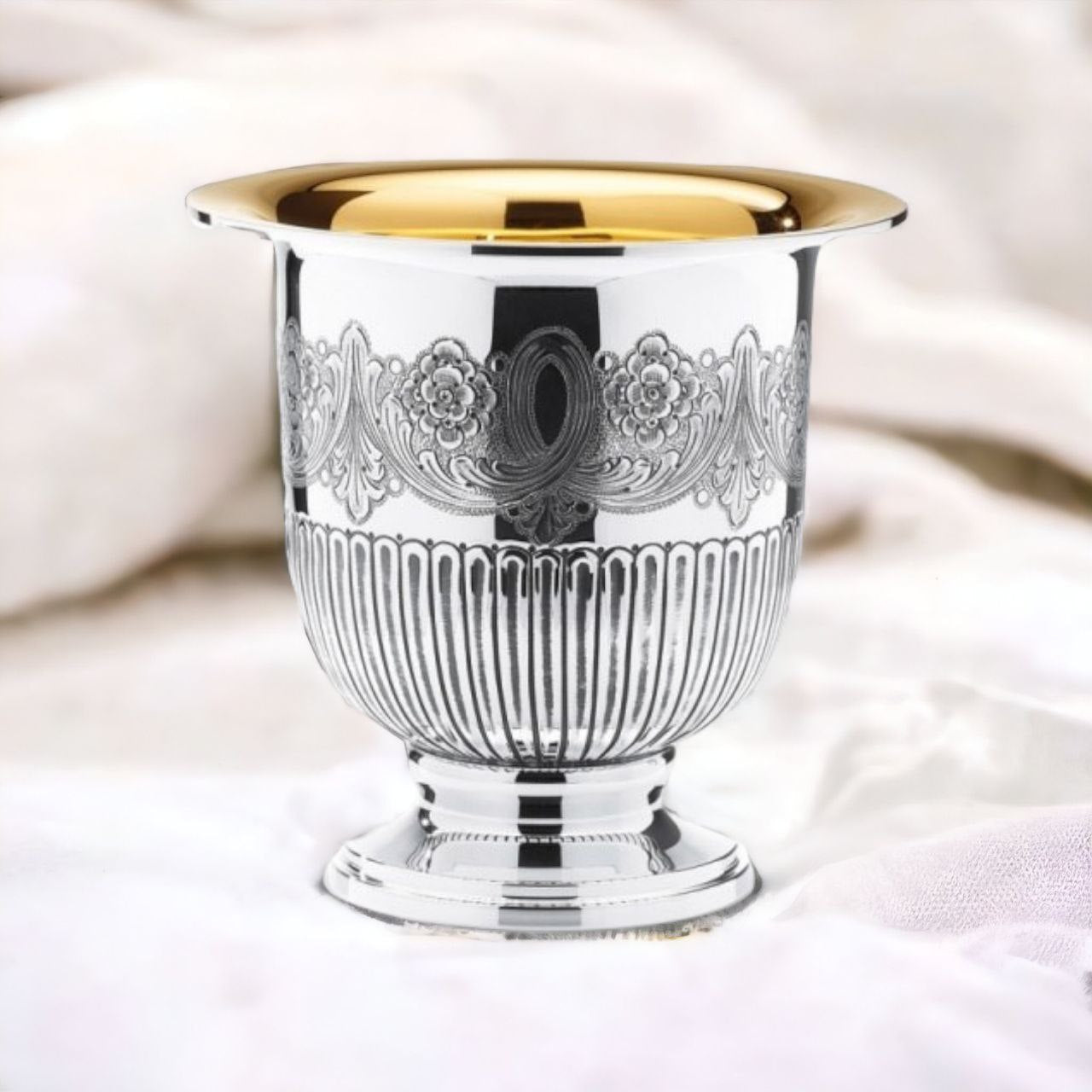 Sterling Silver 925 Champagne Basket Cardinal