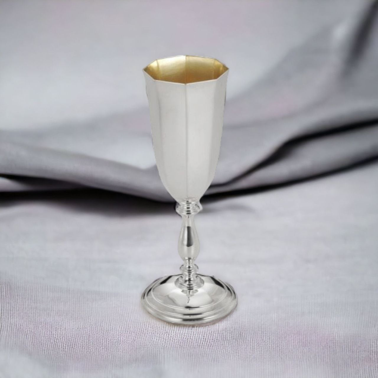 Sterling Silver 925 Champagne Glass Como