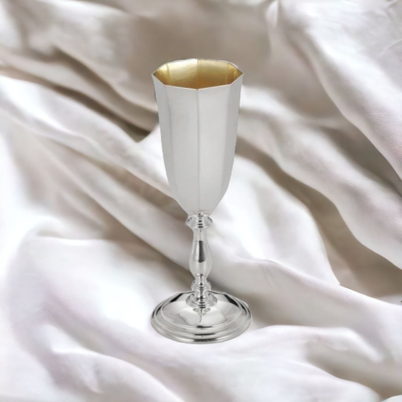 Sterling Silver 925 Champagne Glass Como
