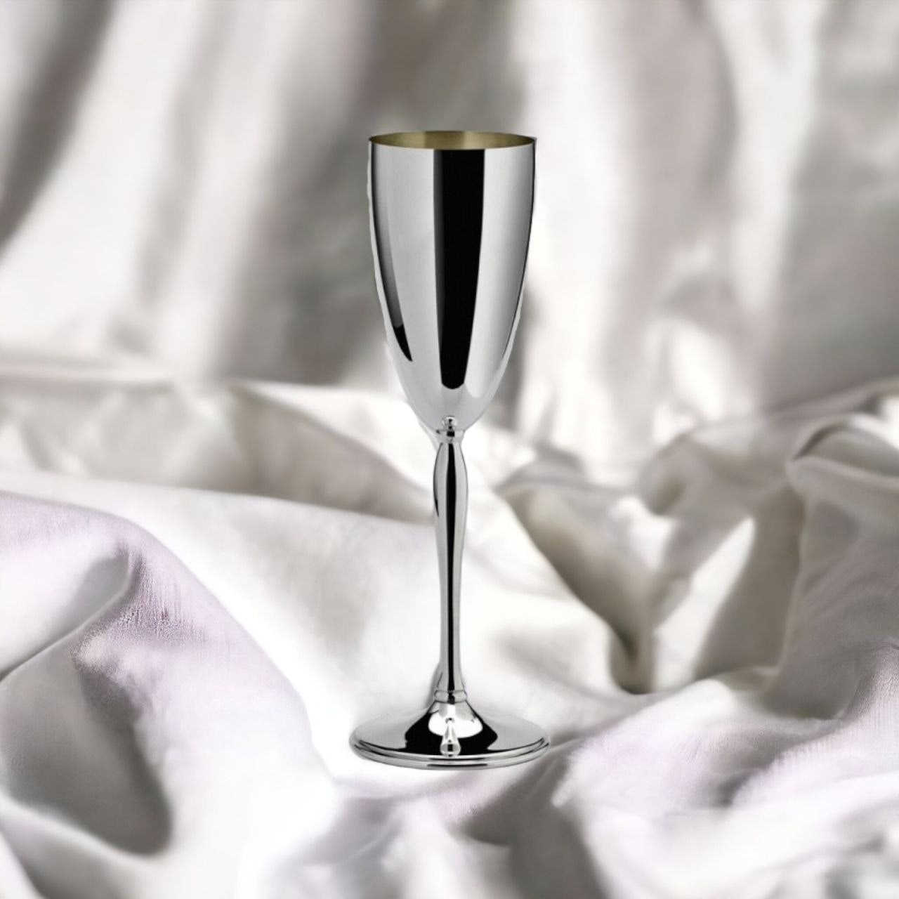 Silver Champagne Glass Udine