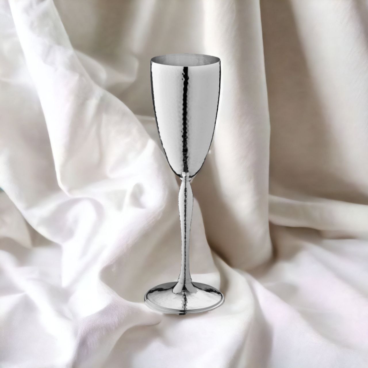 Silver Champagne Glass Udine