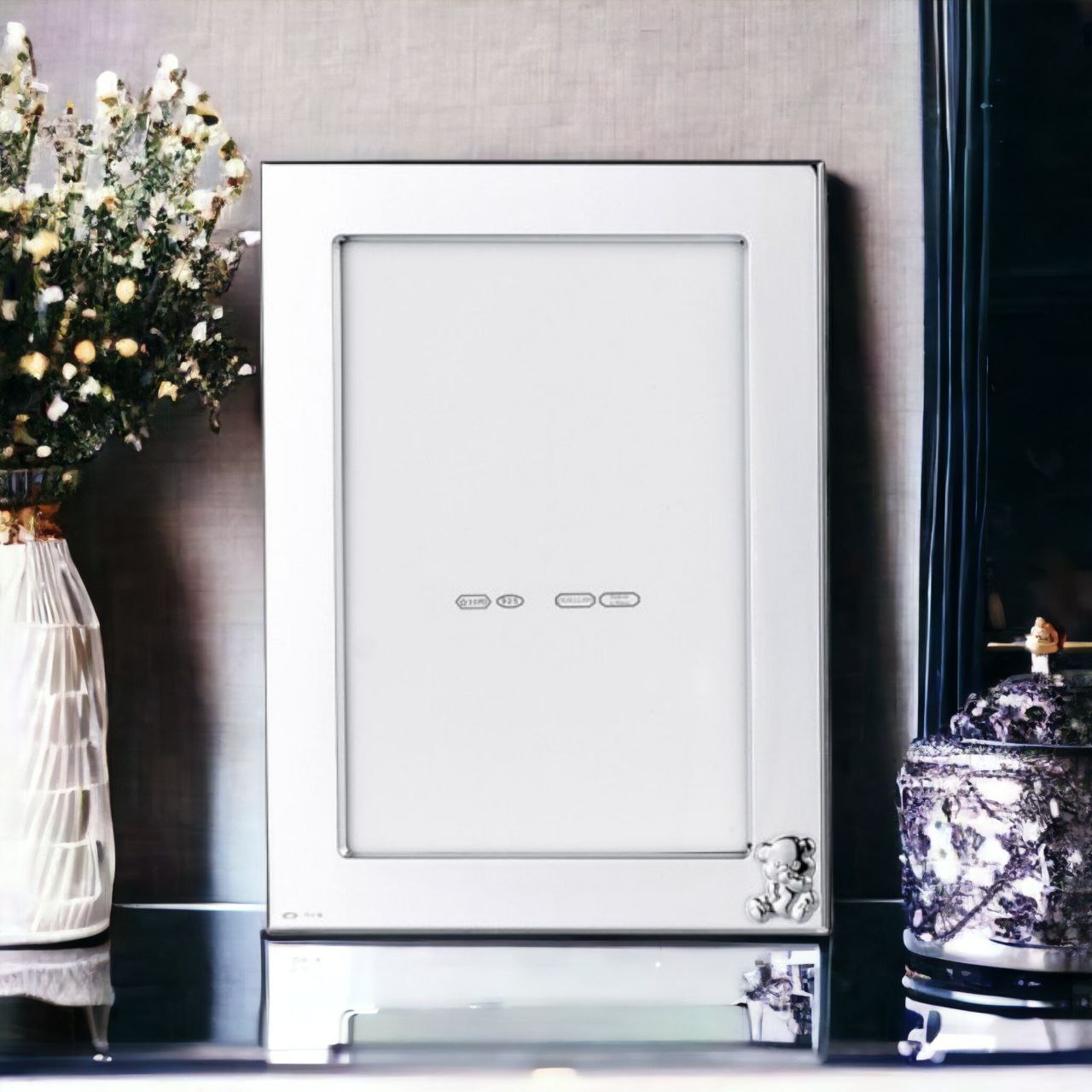 Silver Picture Frame Fluffy 10x15