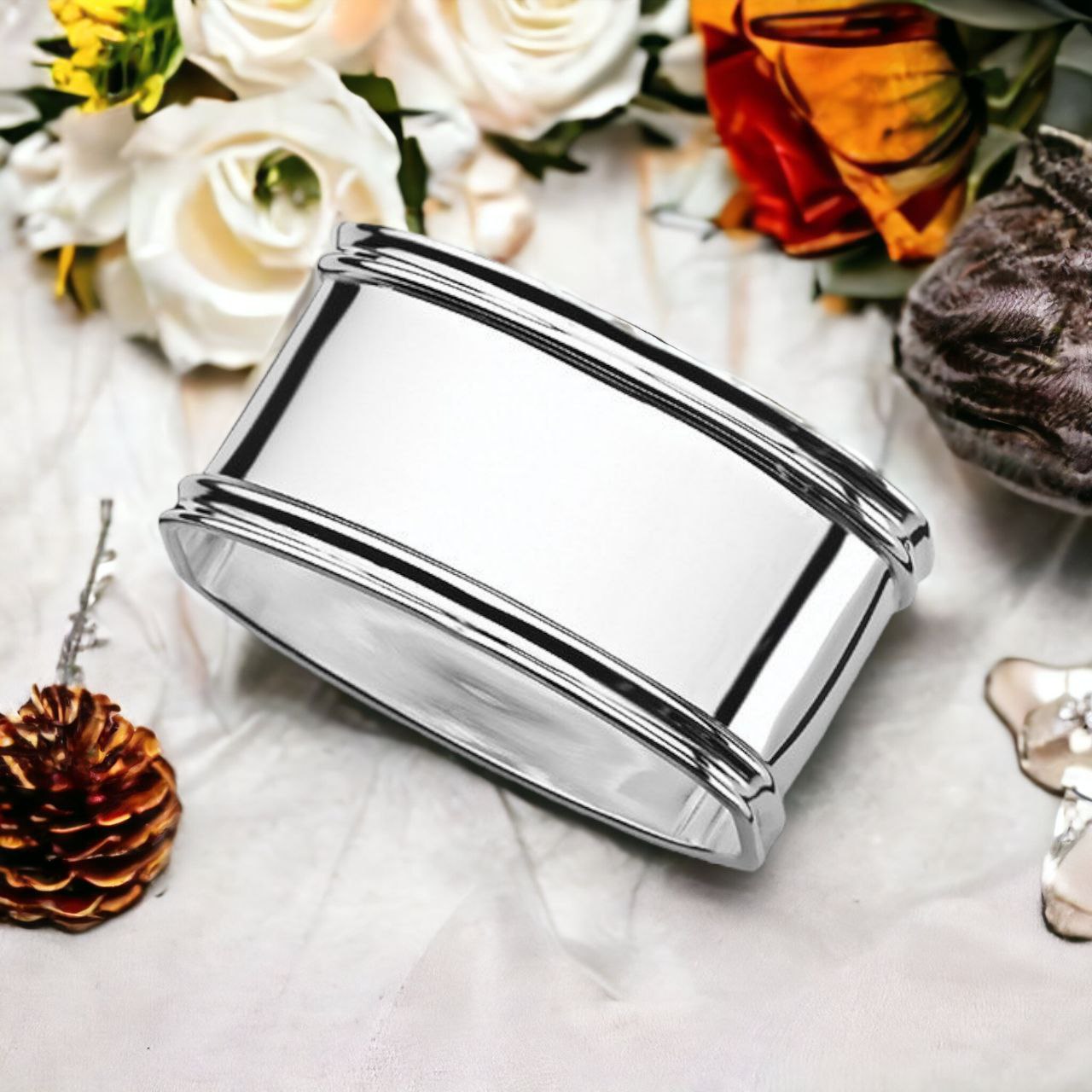 Silver Napkin Ring Palermo