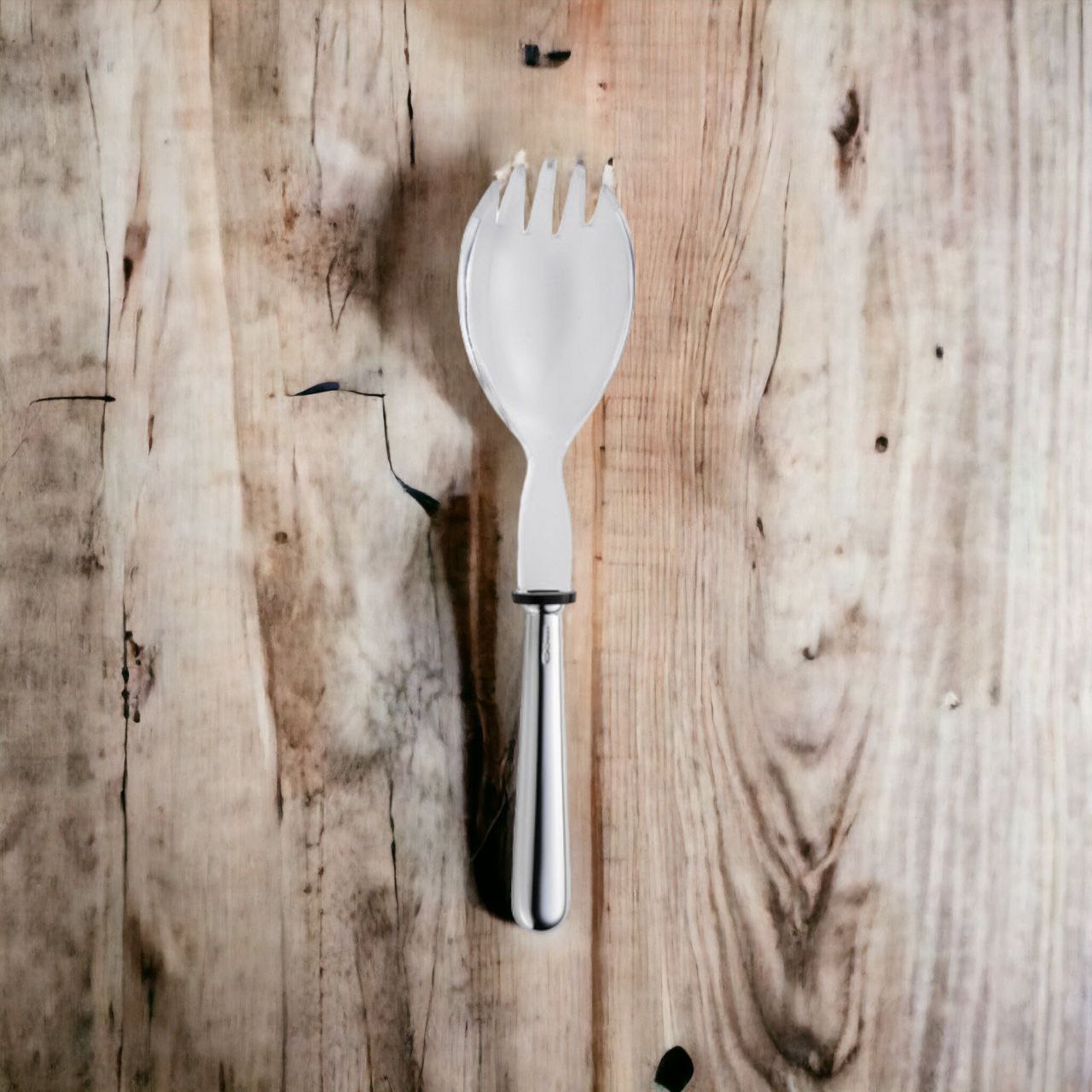 Silver Salad Serving Fork Plex Swedish design
