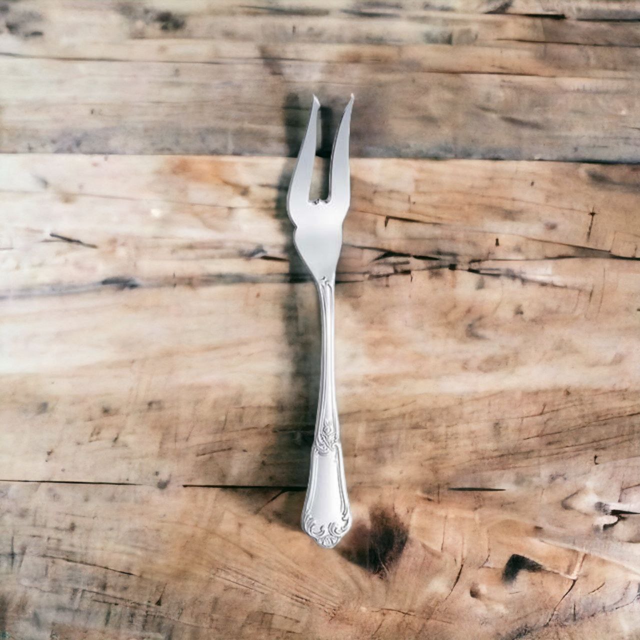 Silver Lemon Fork Floral design