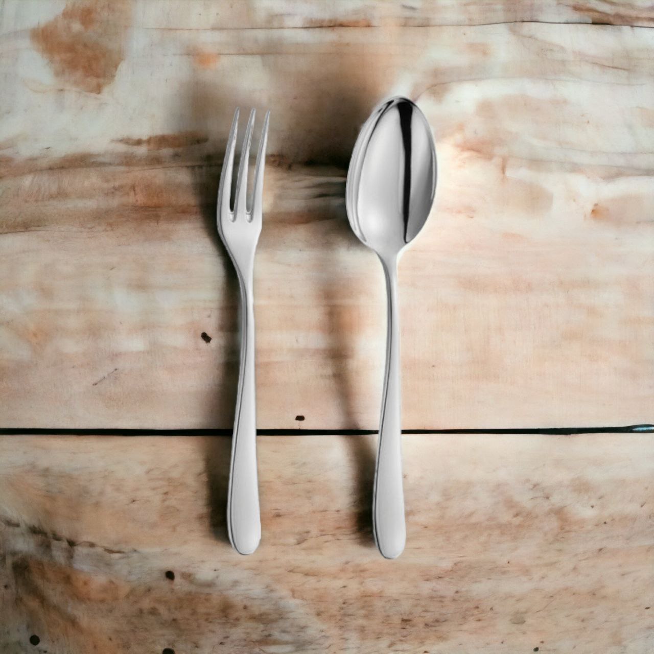 Silver Table set 2 pieces Swedish design (spoon, fork)