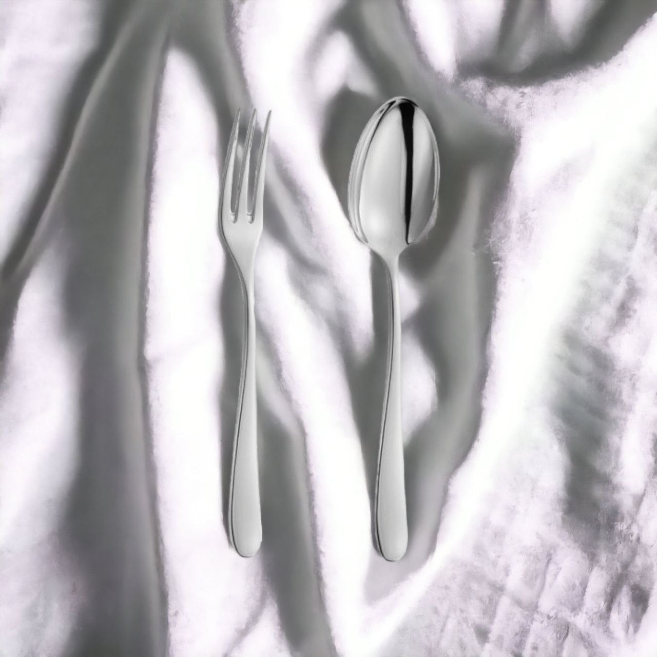 Silver Table set 2 pieces Swedish design (spoon, fork)