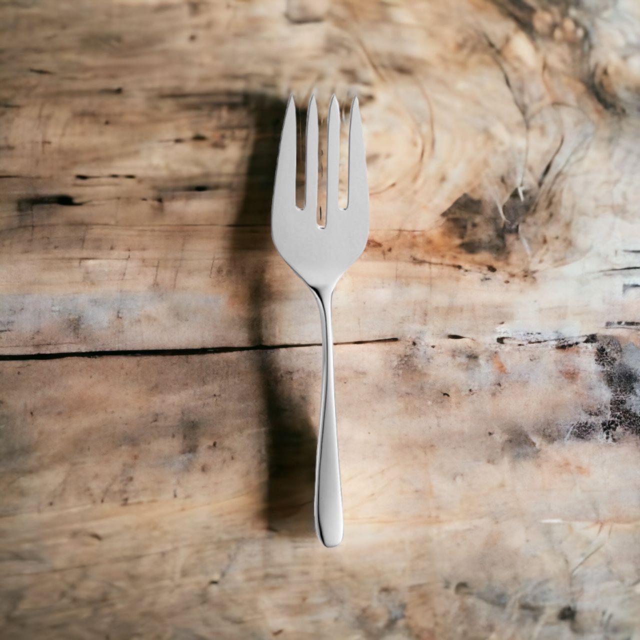 Silver Fish Serving Fork Swedish design
