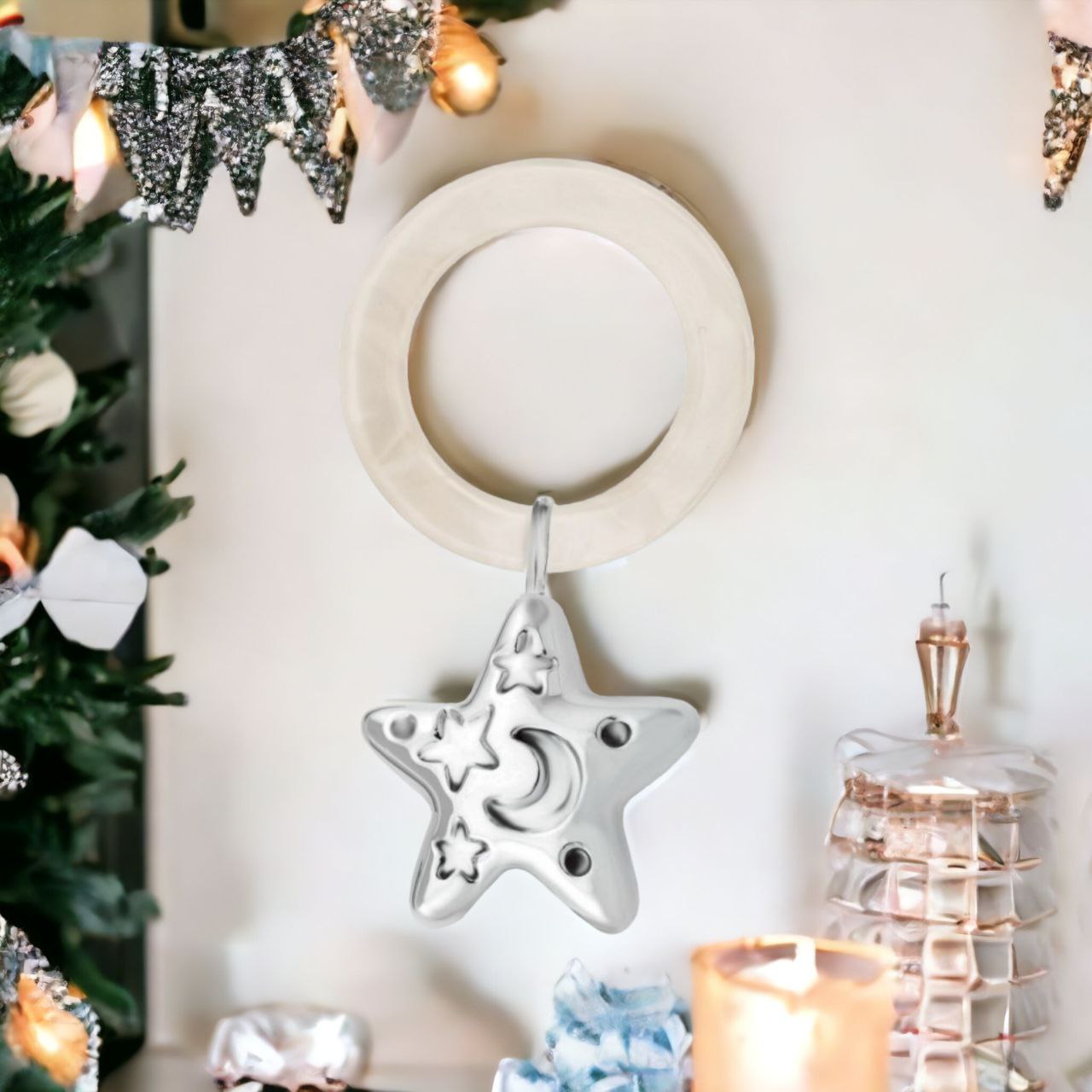 Silver Baby Rattle Dream