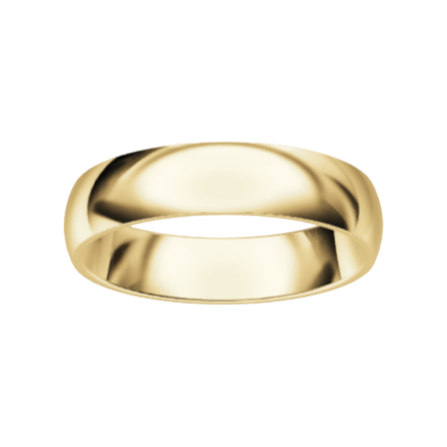 Classic 14K Yellow Gold Wedding Ring (5 mm)