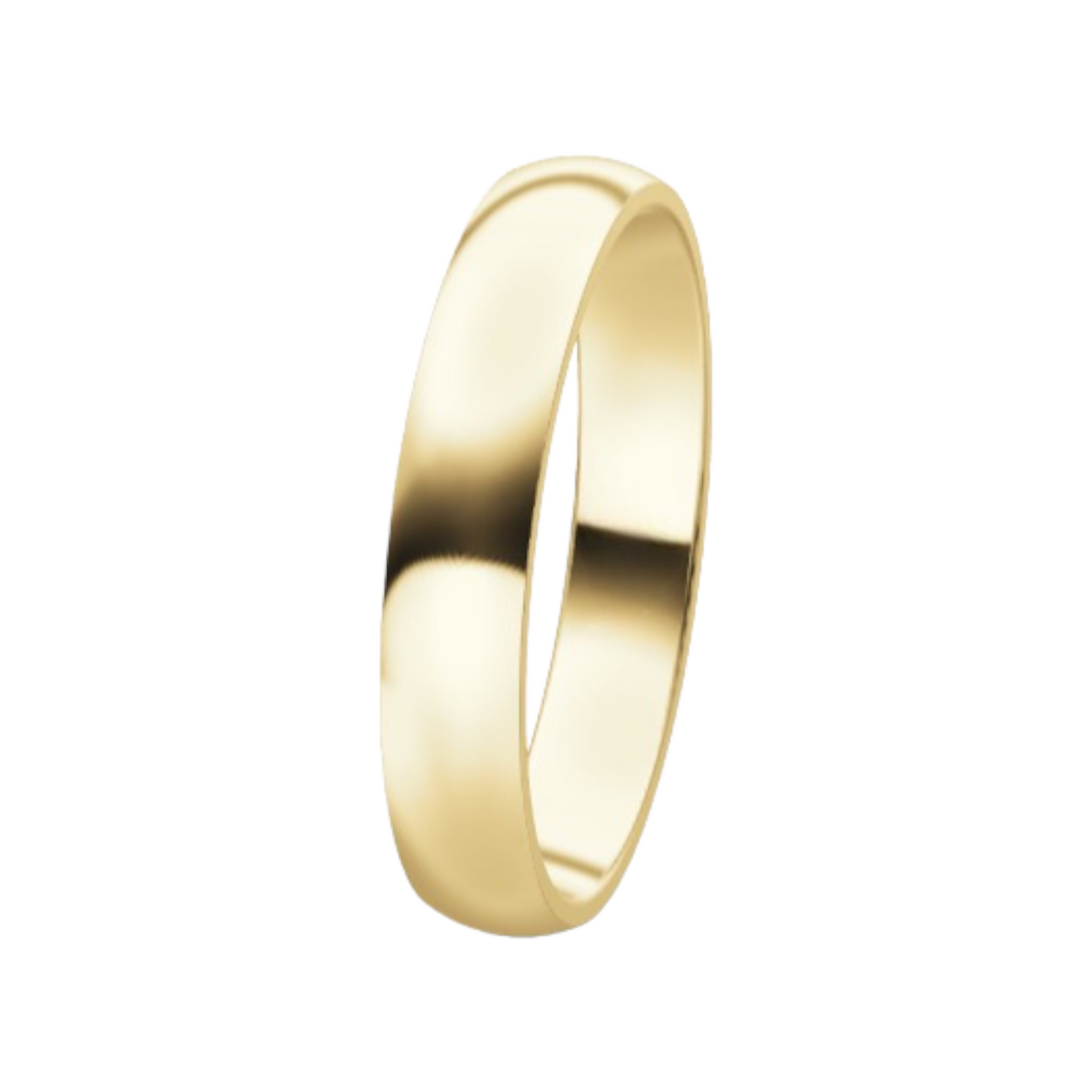 Classic 14K Yellow Gold Wedding Ring (4 mm)