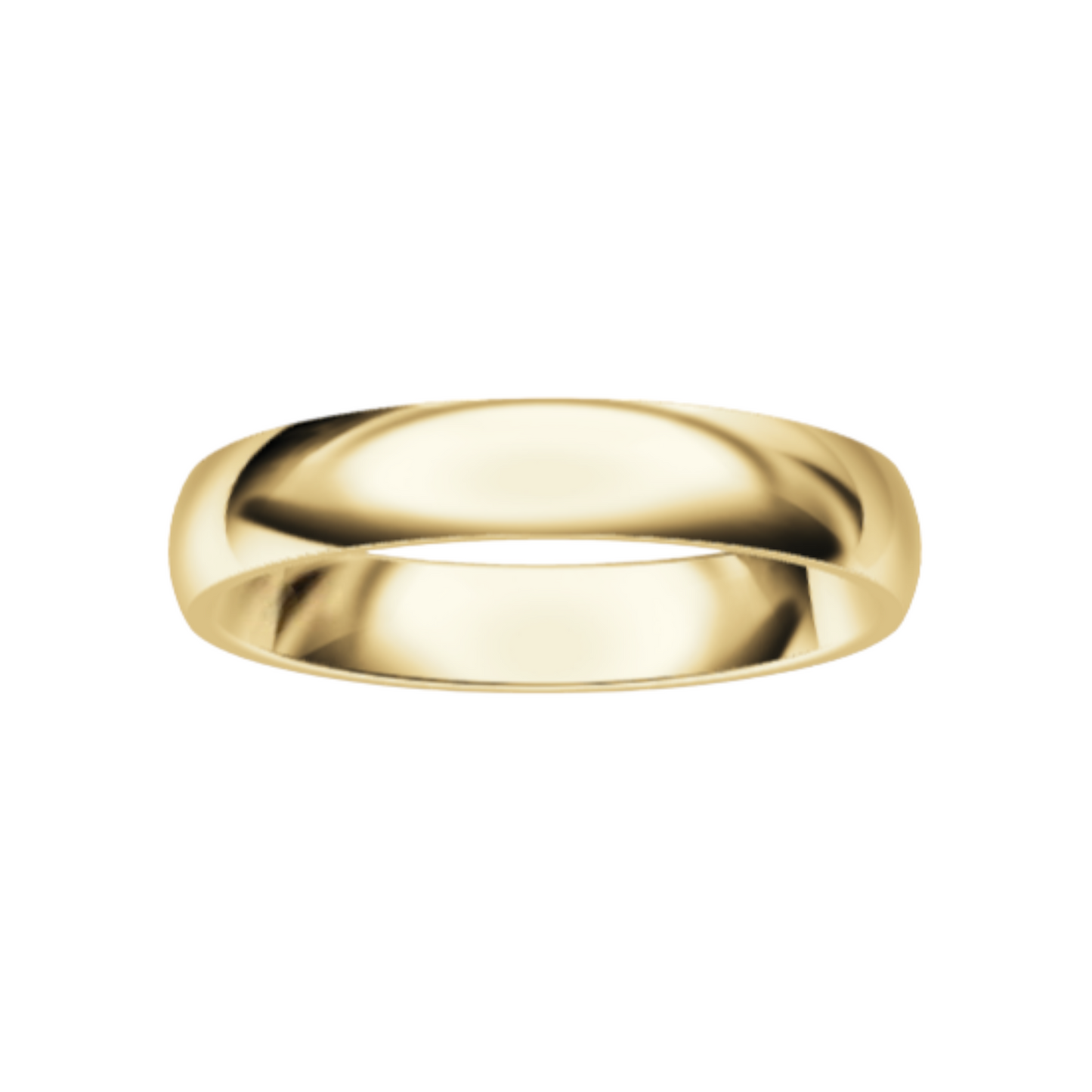 Classic 14K Yellow Gold Wedding Ring (4 mm)