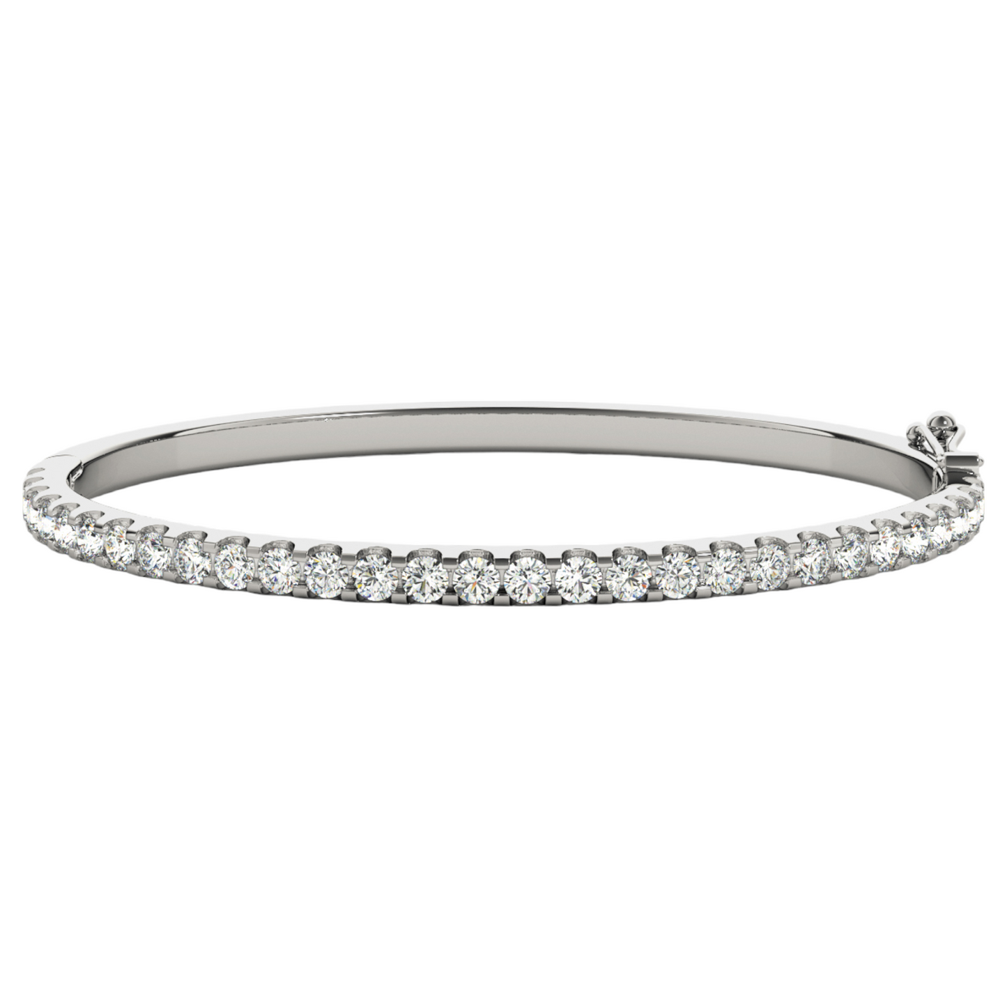 Bangle Traditional 7.2 dwt - 14K gold - diamond 1.25 cttw (2.0 mm)