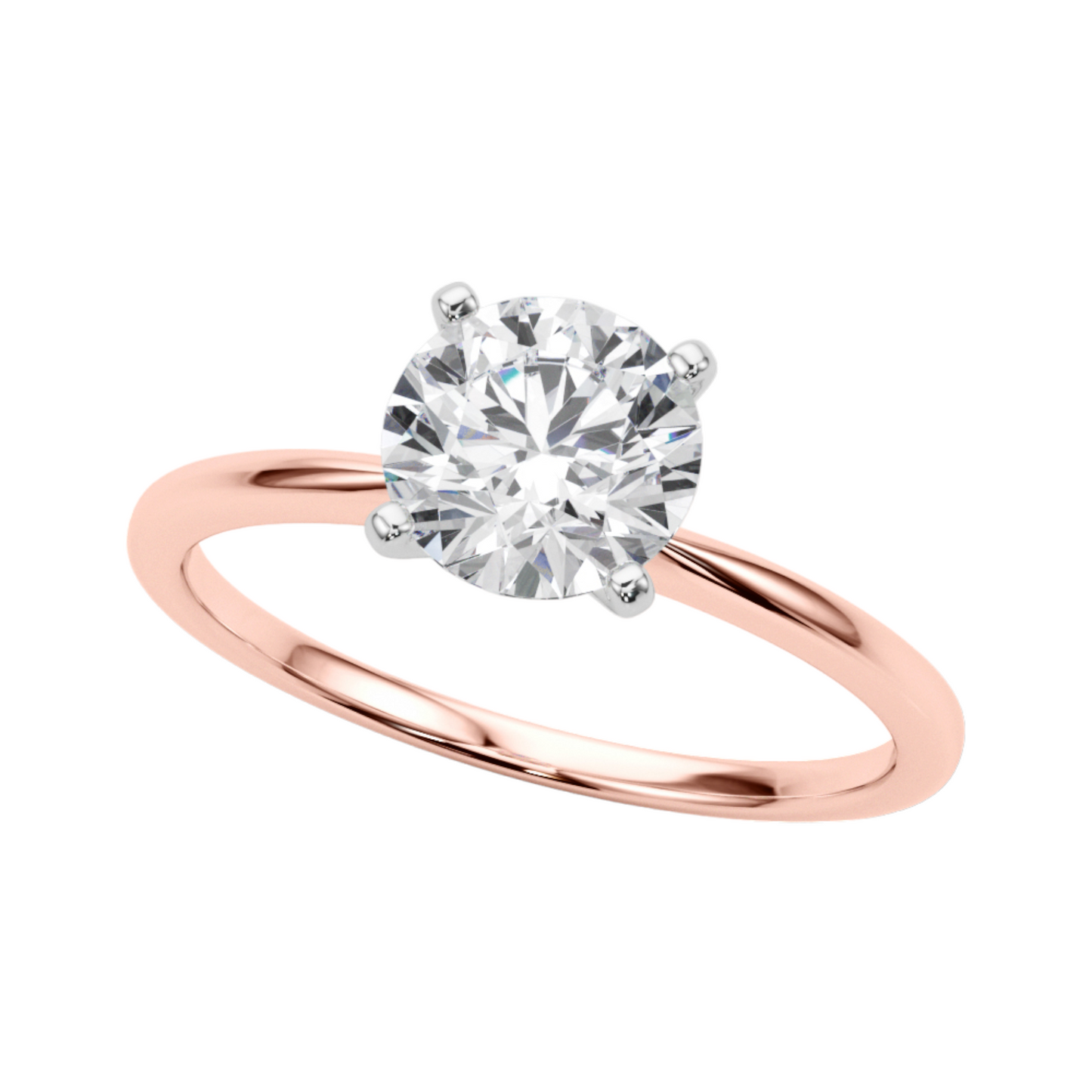 14K gold solitaire  2.1 dwt - 2 ct tw - SI2, G