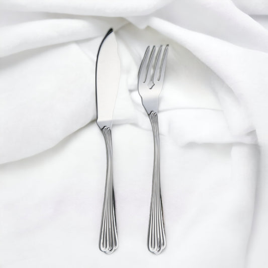 Silver Fish Set (Fork and Knife) Firenze