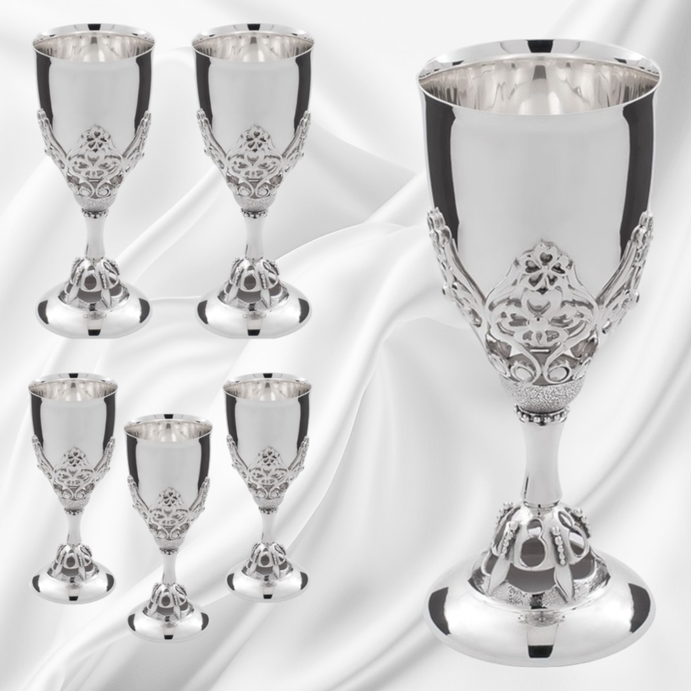 Sterling Silver Short Glass, Barware Gift Set of 2 or 3 in a Gift Box