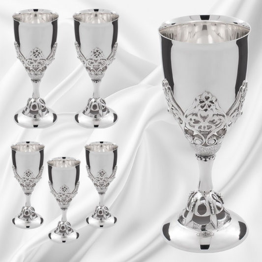 Sterling Silver Short Glass, Barware Gift Set of 2 or 3 in a Gift Box