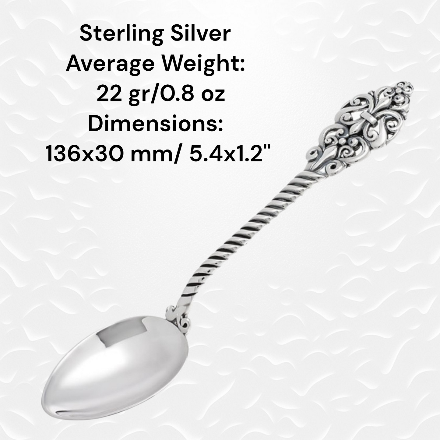 Helena Royal Sterling Silver Tea Spoons - Vintage Luxury Collection