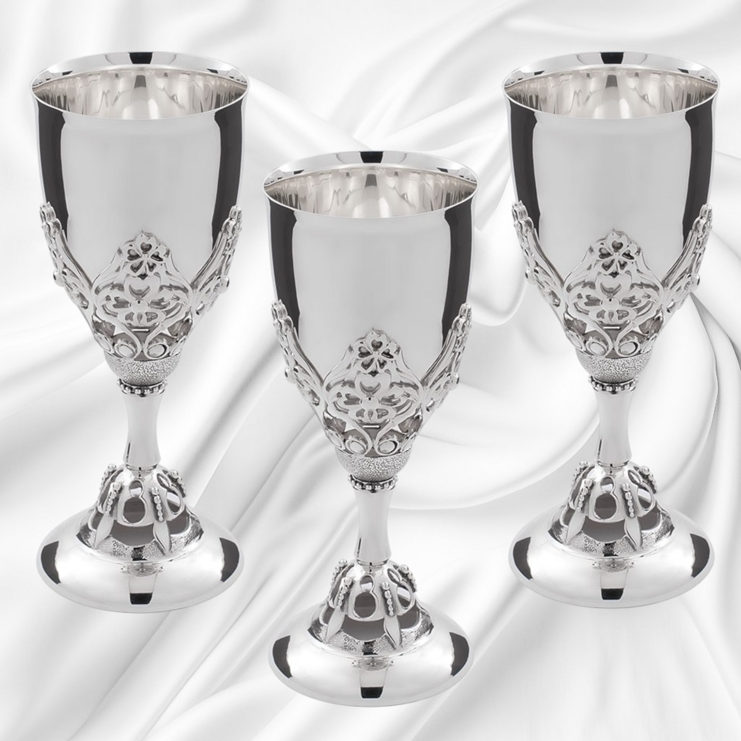 Sterling Silver Short Glass, Barware Gift Set of 2 or 3 in a Gift Box