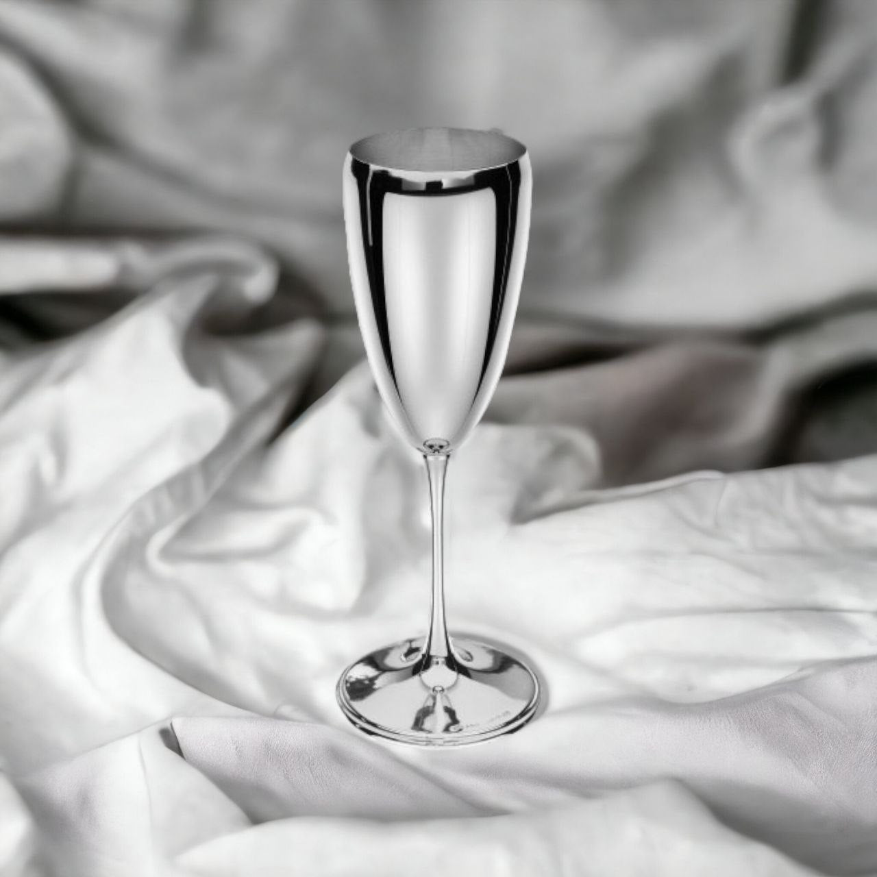 Silver Plated Champagne Glass Napoli
