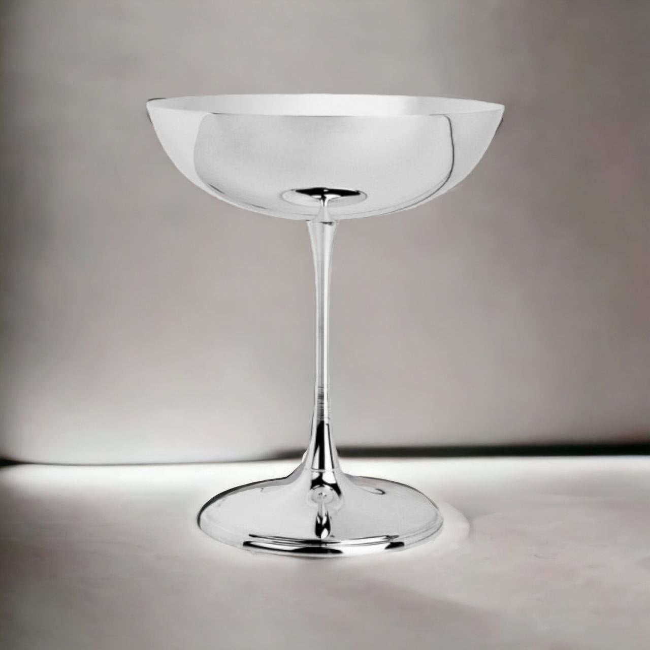 Silver Champagne Glass Chalet