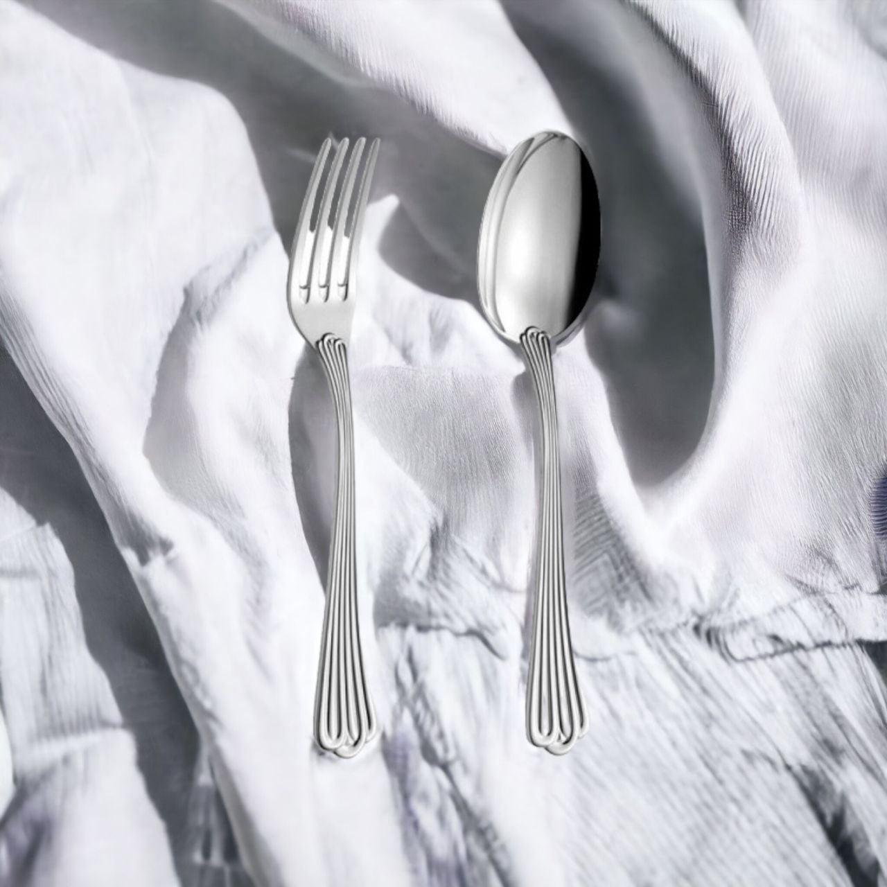 Silver Table 2 pieces Set Firenze (spoon, fork)