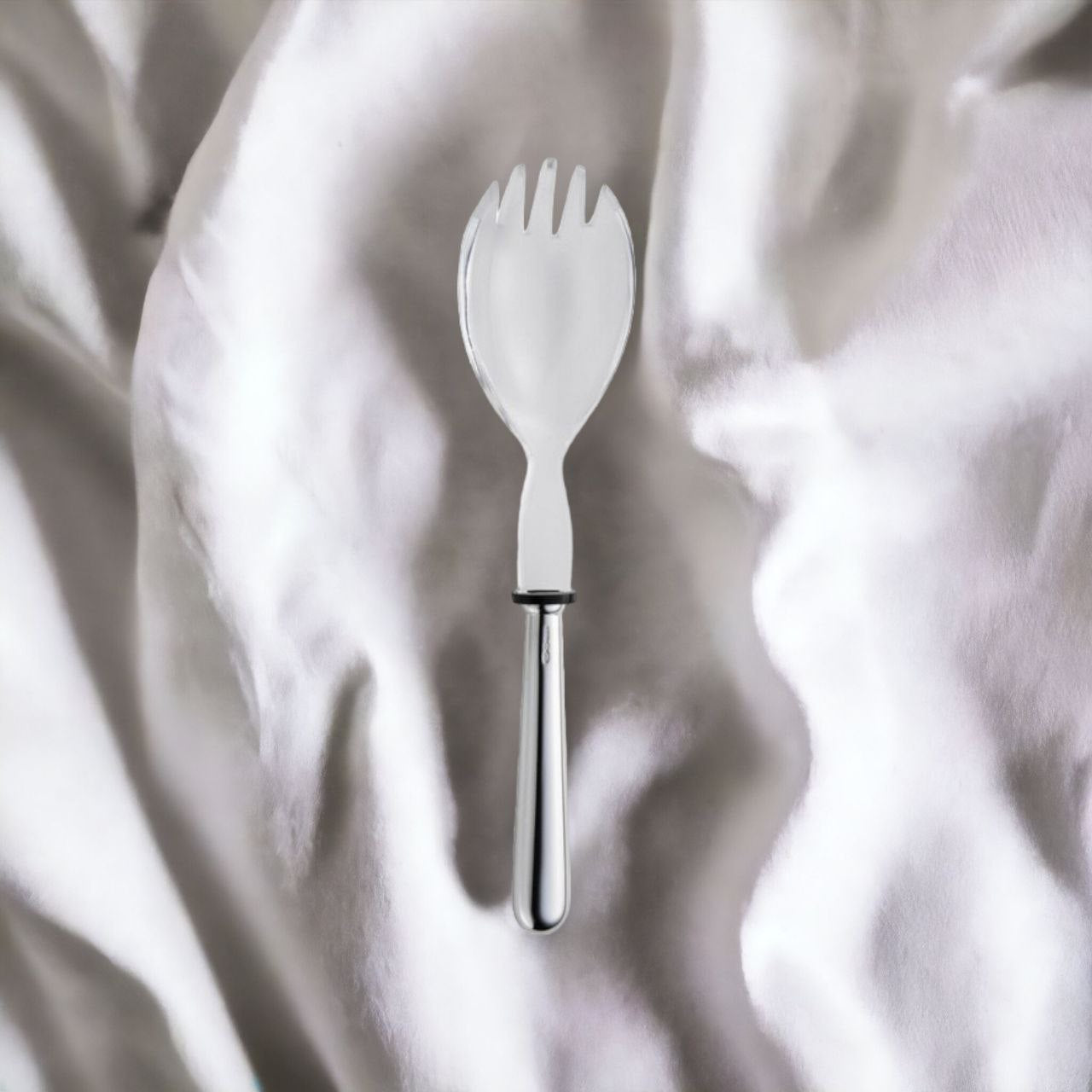 Silver Salad Serving Fork Plex Swedish design