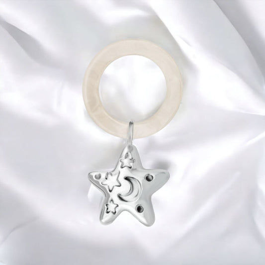 Silver Baby Rattle Dream