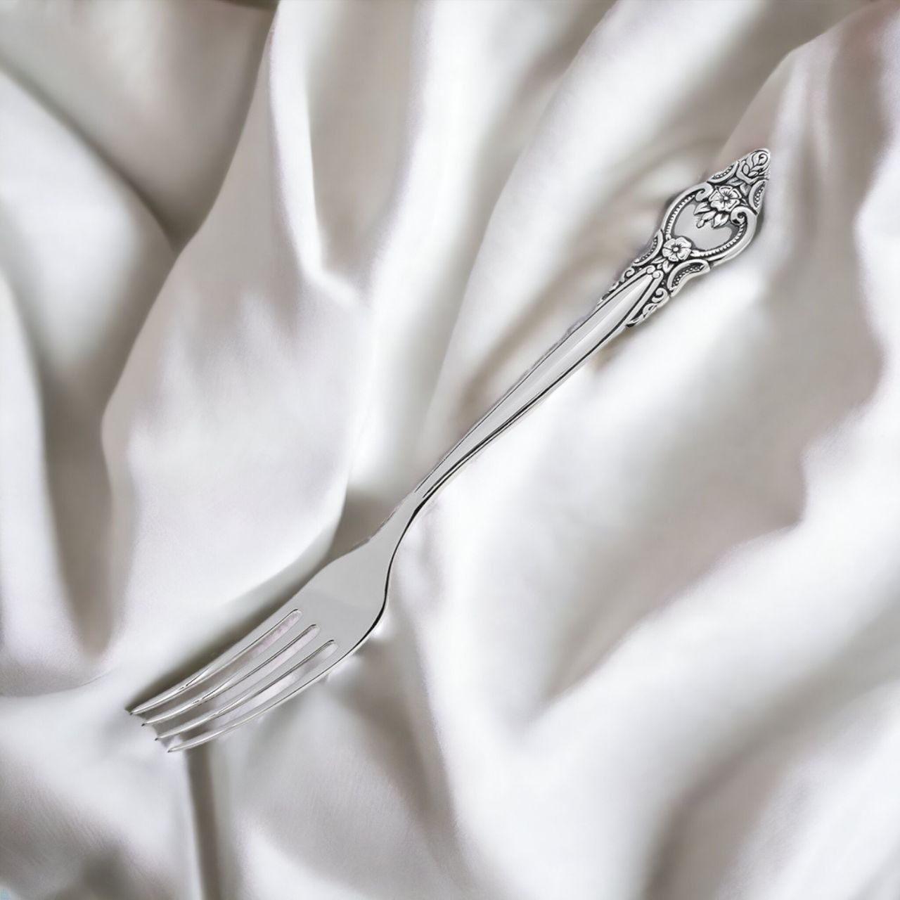 Silver Table Set Rosette (spoon and fork)